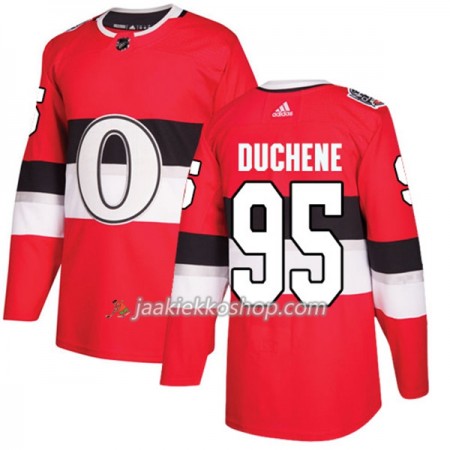 Miehille NHL Ottawa Senators Pelipaita Matt Duchene 95 Adidas 2017-2018 Punainen 100 Classic Authentic